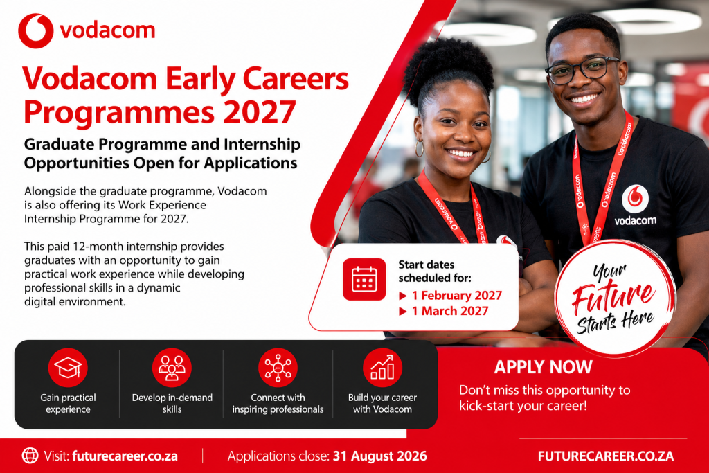 Vodacom Early Careers Programmes 2027