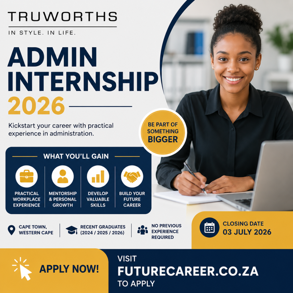 Truworths Administration Internship 2026